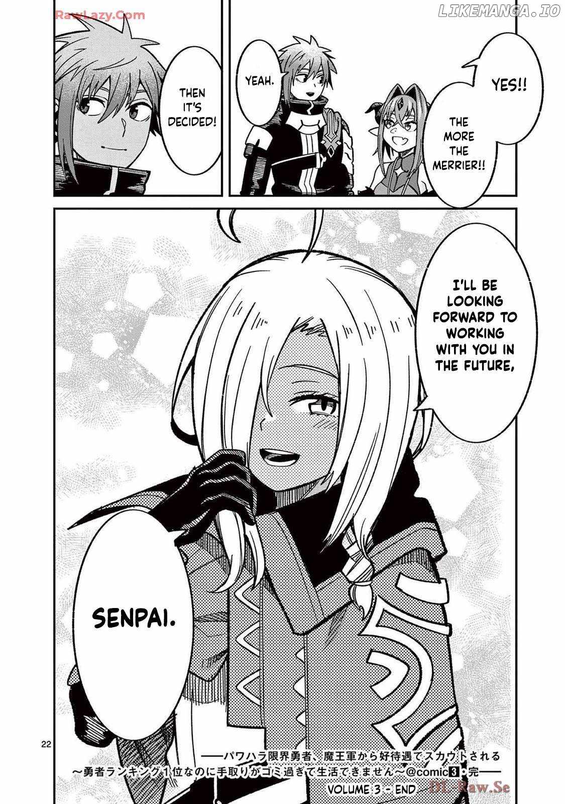 Power-Hara Genkai Yuusha, Maougun kara Koutaiguu de Scout sareru ~Yuusha Ranking 1-i na no ni Tedori ga Gomi sugite Seikatsu Dekimasen~ Chapter 22 22